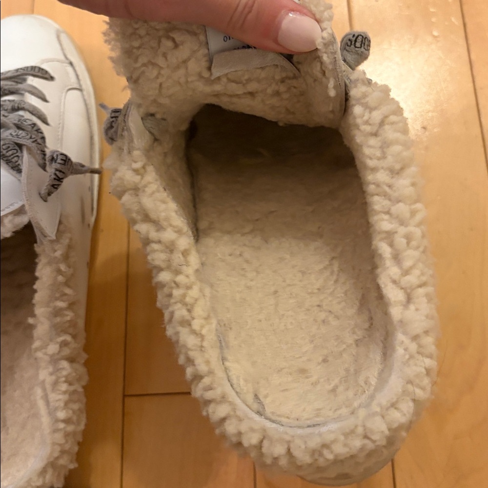 Golden Goose Superstar Sabot Shearling Sneakers / Mules, size 8 / 38 EU - Picture 12 of 16
